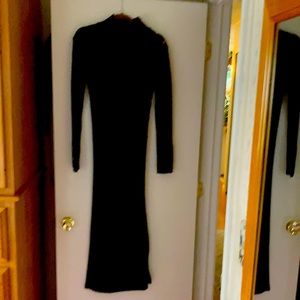 Newport News black Medium sweater Maxi dress